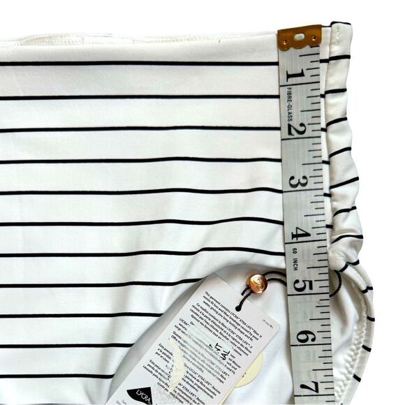 Dick's Sporting Goods Women's Stripe Blk Power Sculpt Mid Rise Swim Bottoms NWT - Picture 8 of 10